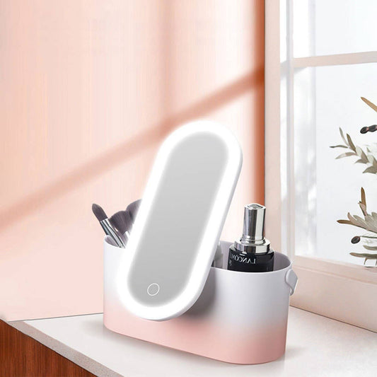 PORTABLE DRESSING BOX WITH LED LIGHT MIRROR_CWMM5633