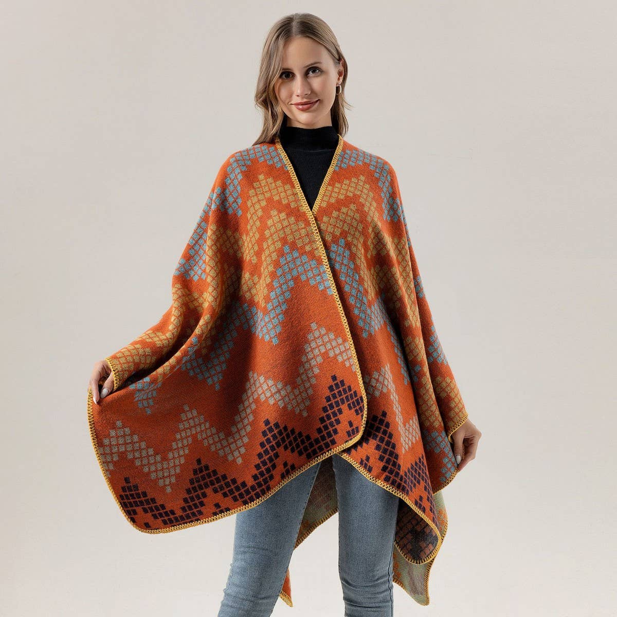 Boho Tribal Shawl for Women ??Travel Wrap_CWASC2247