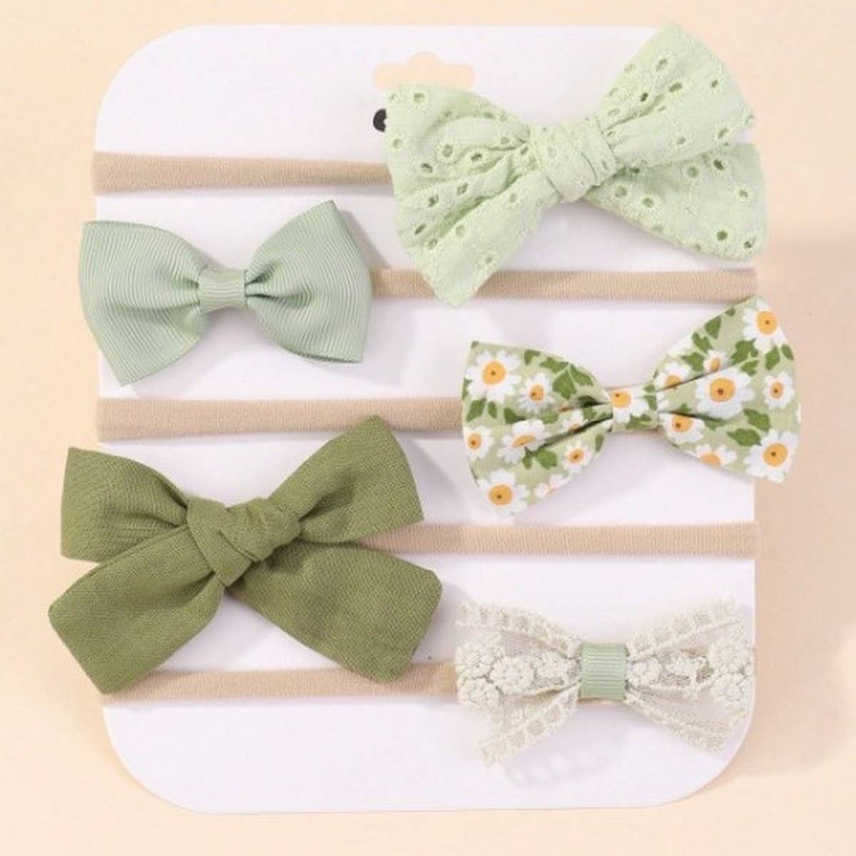 Baby Nylon Bow Headband Set ??Soft & No Mark_CWAHA6748
