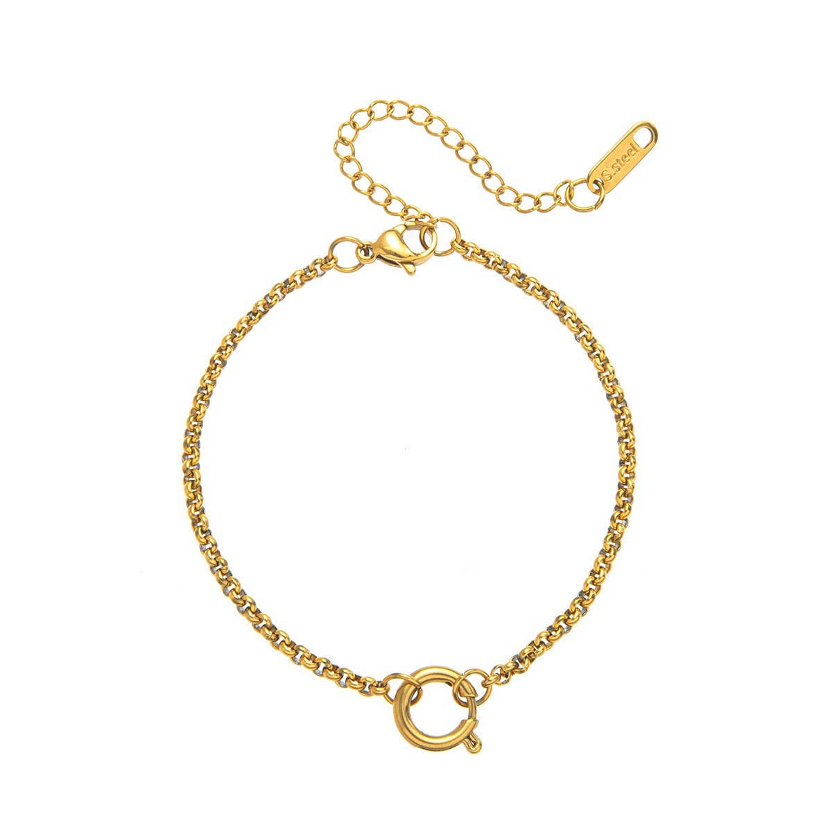 High-end simple loose ring paper clip bracelet