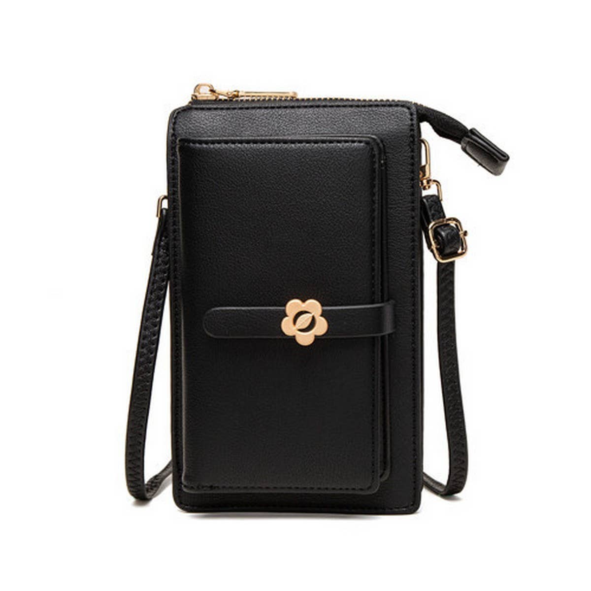 FASHION TRENDY ZIPPER BUCKLE WALLET_CWAB2333