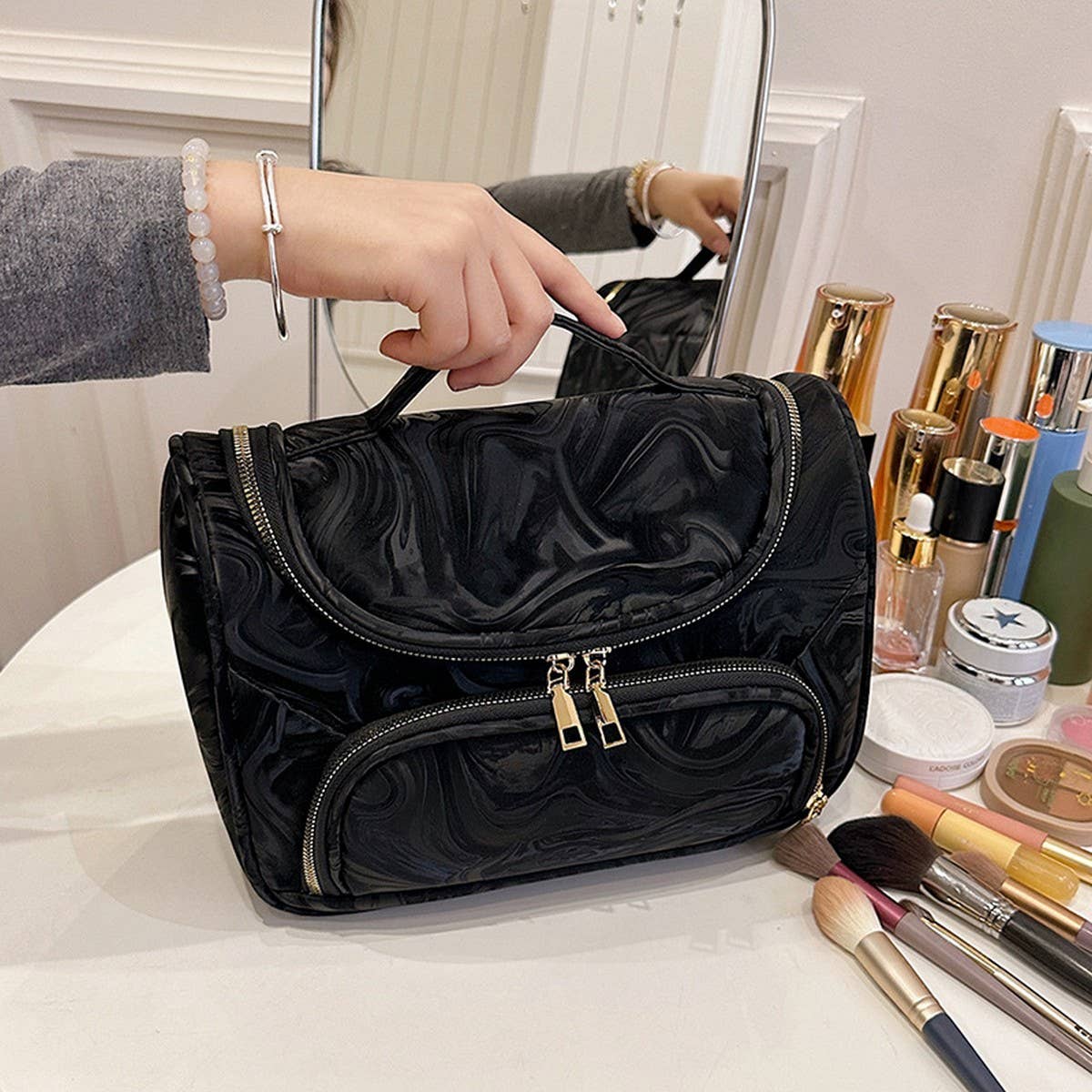 NEW PORTABLE LARGE CAPACITY COSMETIC BAG_CWAB4423