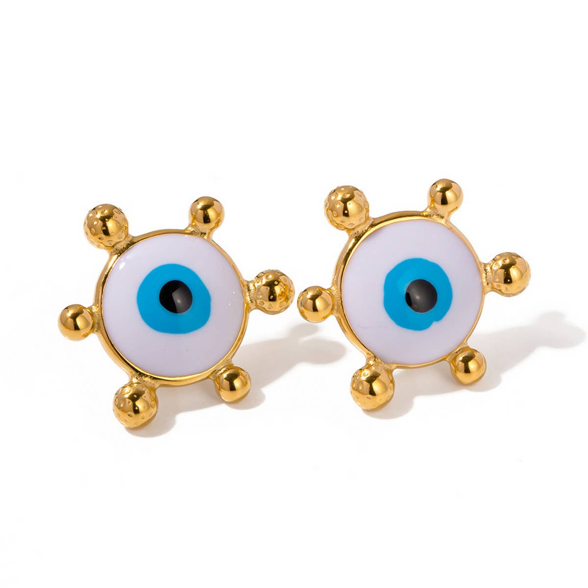RETRO DRIPPING NEW DEVIL'S EYE EARRINGS_CWAHA0922