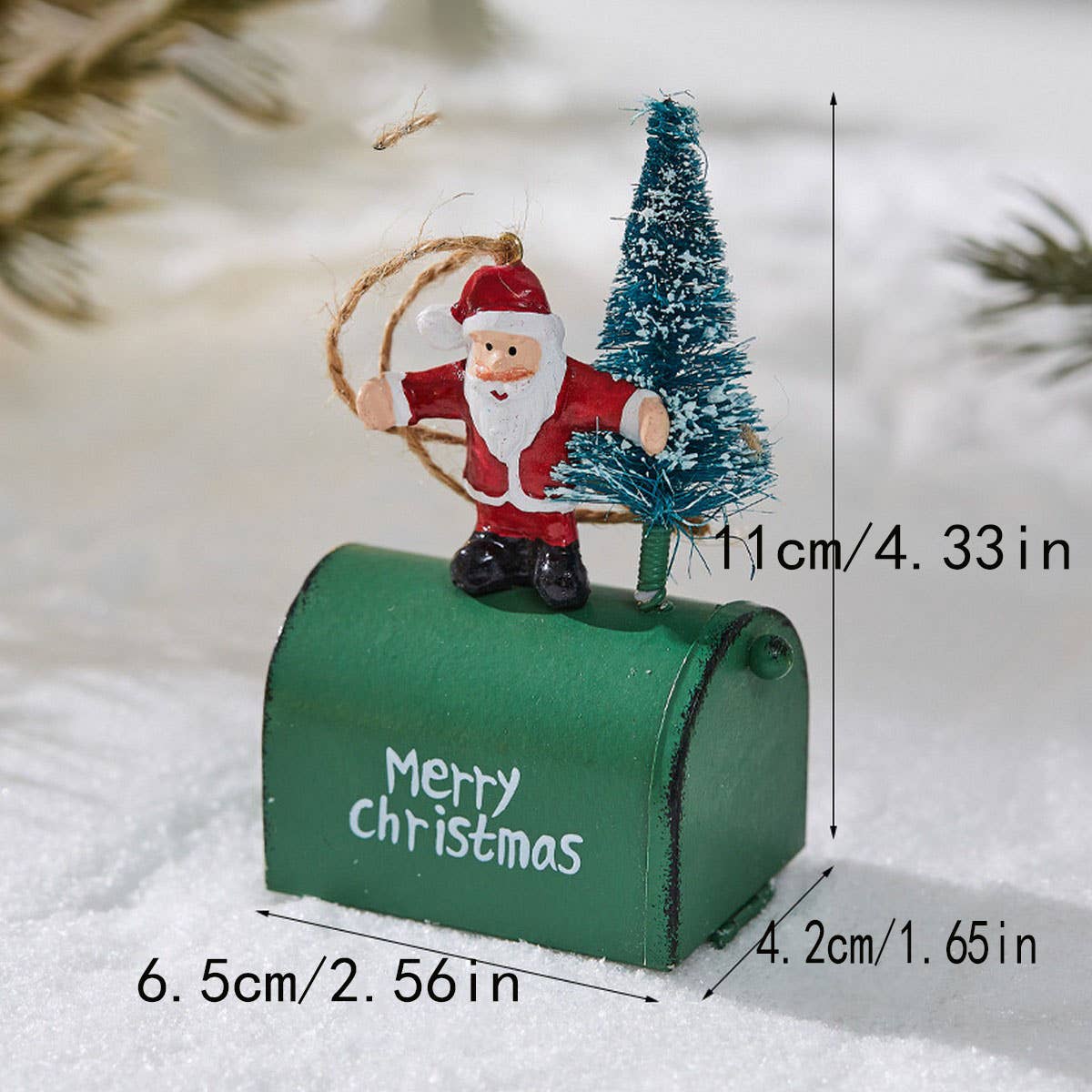 CWMM10416_2025 CHRISTMAS  HOUSE MAILBOX DECOR DISPLAY