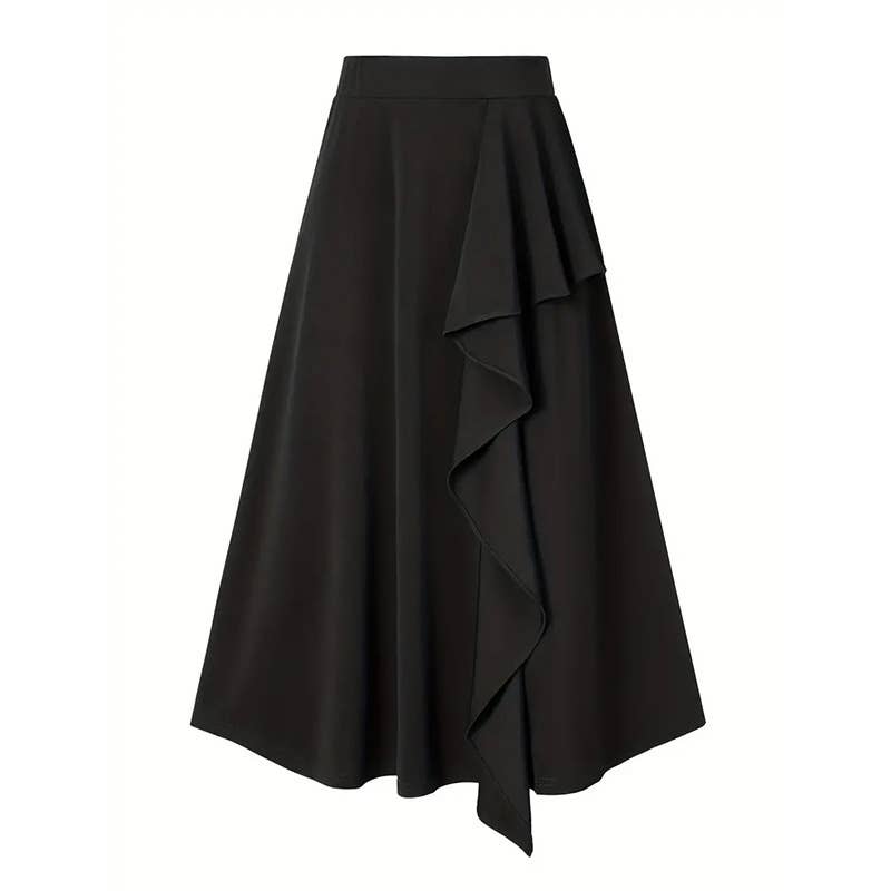 PLUS-SIZE LOOSE IRREGULAR SKIRT