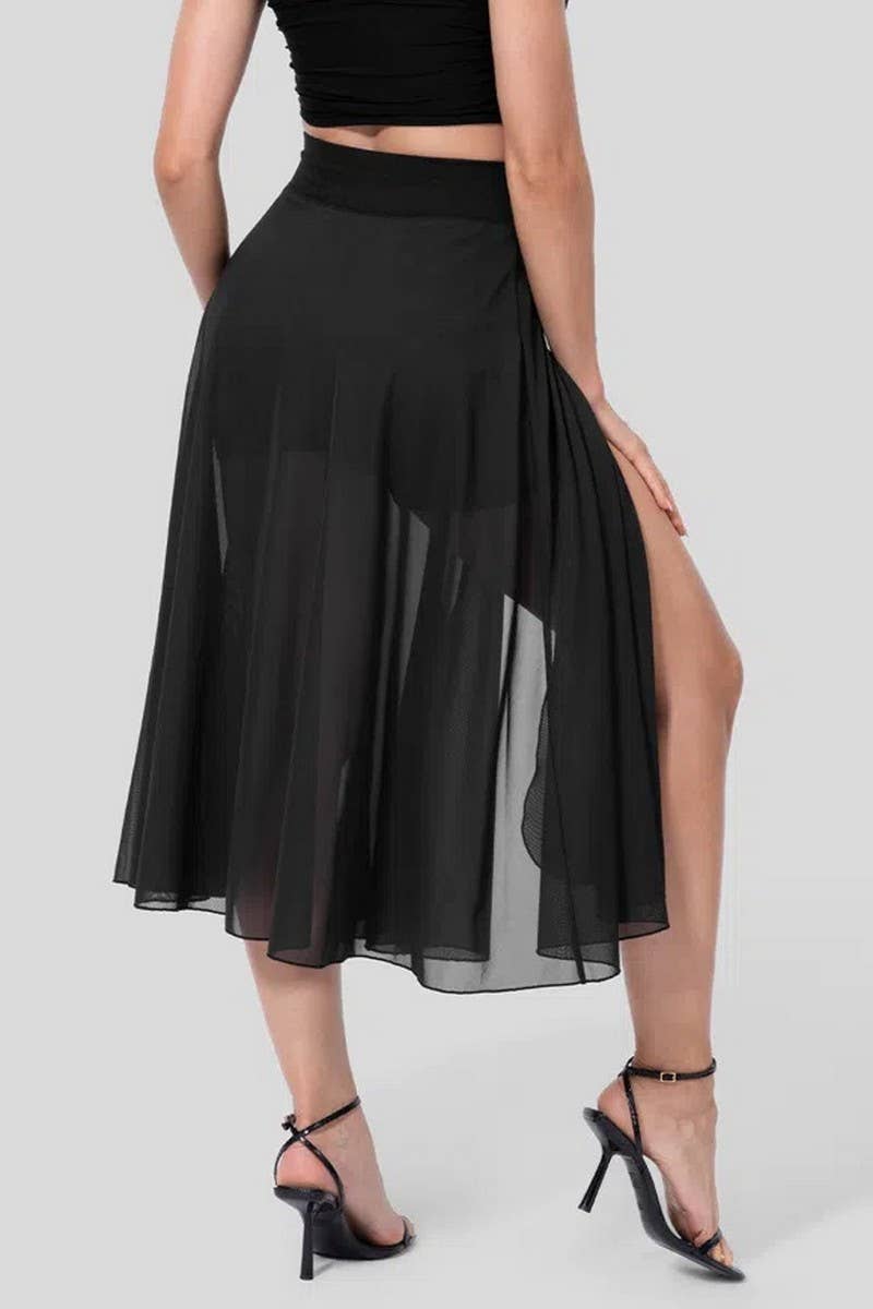 CWBLS0661_TEMPERAMENTAL AND FASHIONABLE ROMPER SKIRT