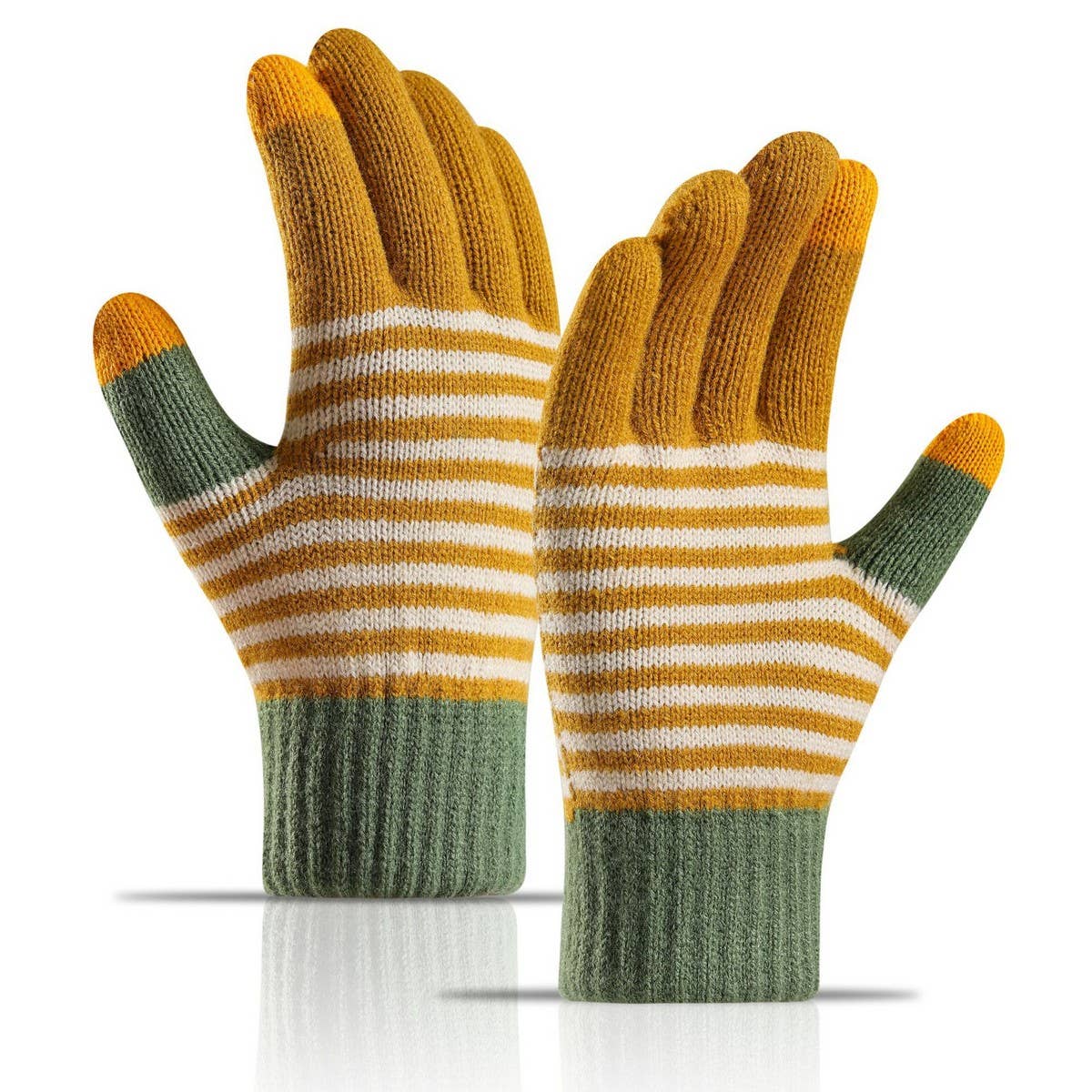 DOUBLE-LAYER WARM TOUCH SCREEN GLOVES