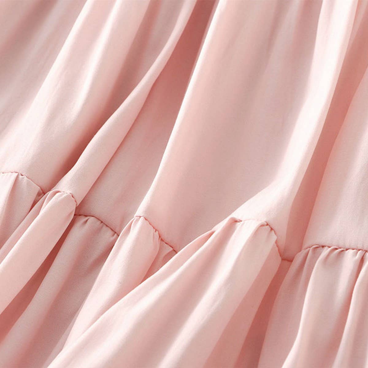 GENTLE AND SWEET LONG-SLEEVED CAKE SKIRT