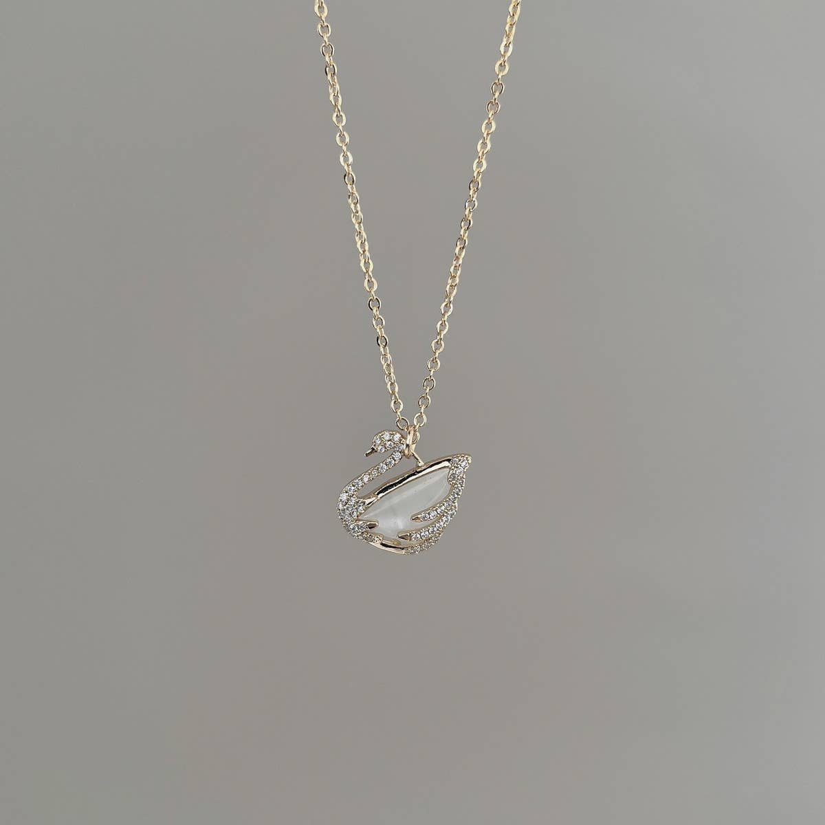 2024 NEW SWAN CLAVICLE CHAIN NECKLACE_CWAJE1253