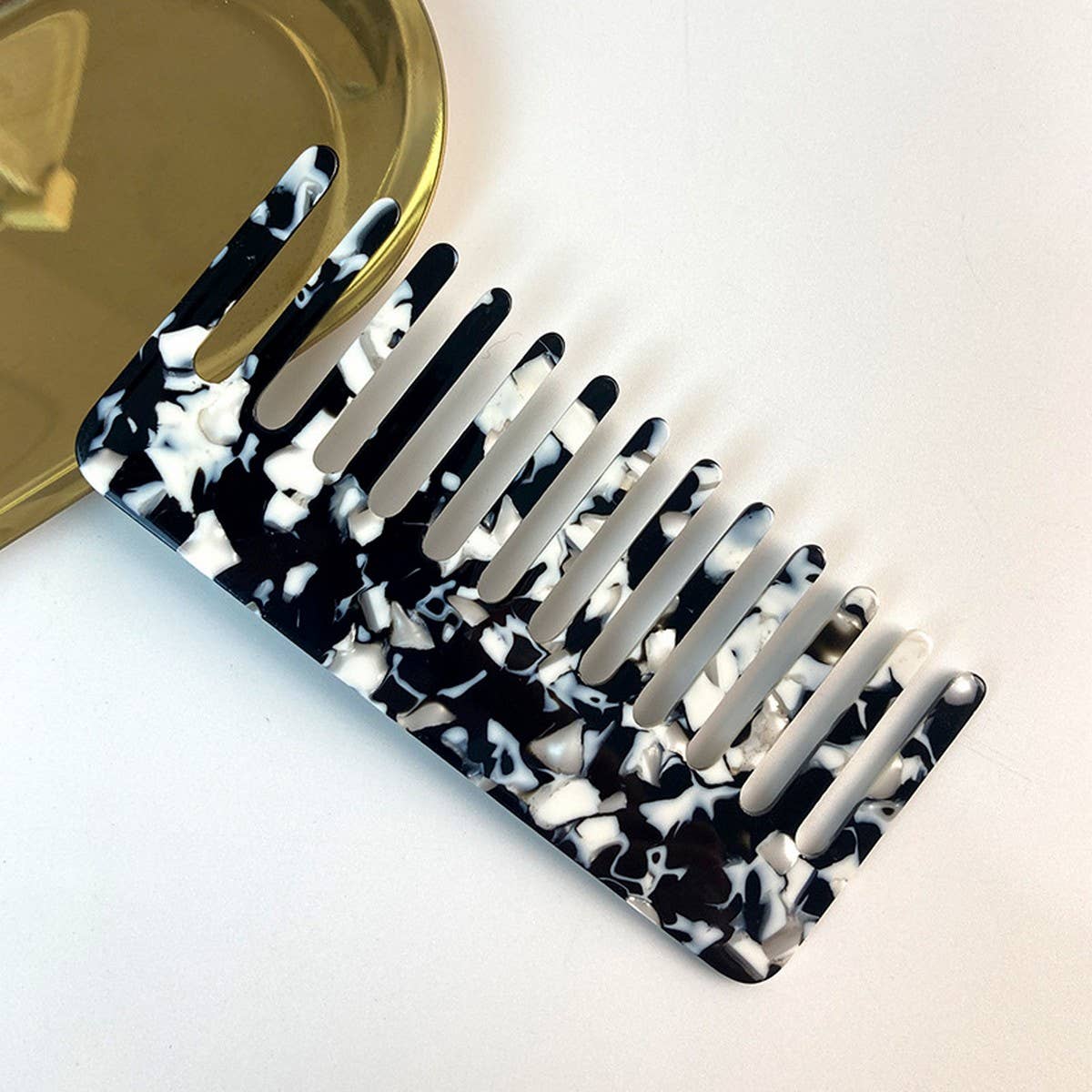 Tortoiseshell Acetate Comb Vintage Anti-Static