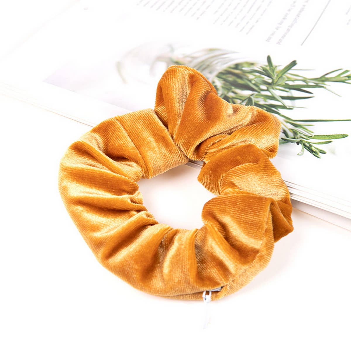 INVISIBLE ZIPPER LARGE INTESTINE HAIR TIE_CWAHA0868