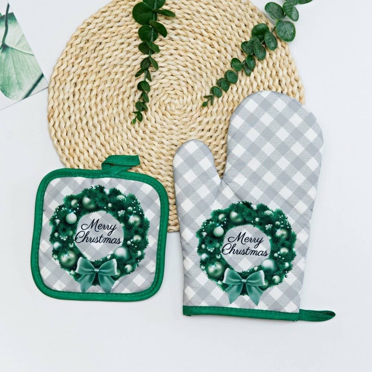 CHRISTMAS SERIES BAKING ANTI-SCALDING GLOVES