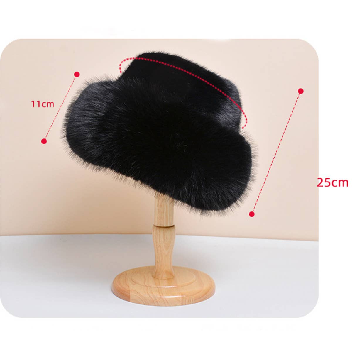 WOMEN FASHION WARM BASIN HAT BUCKET HAT_CWAH0876