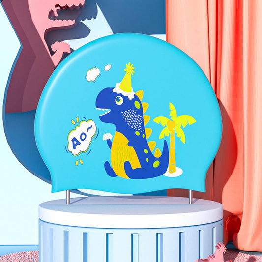 Kids Silicone Swim Cap ? Waterproof & Comfy