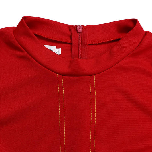 FASHIONABLE SWING DRESS WITH THREE QUARTER SLEEVES