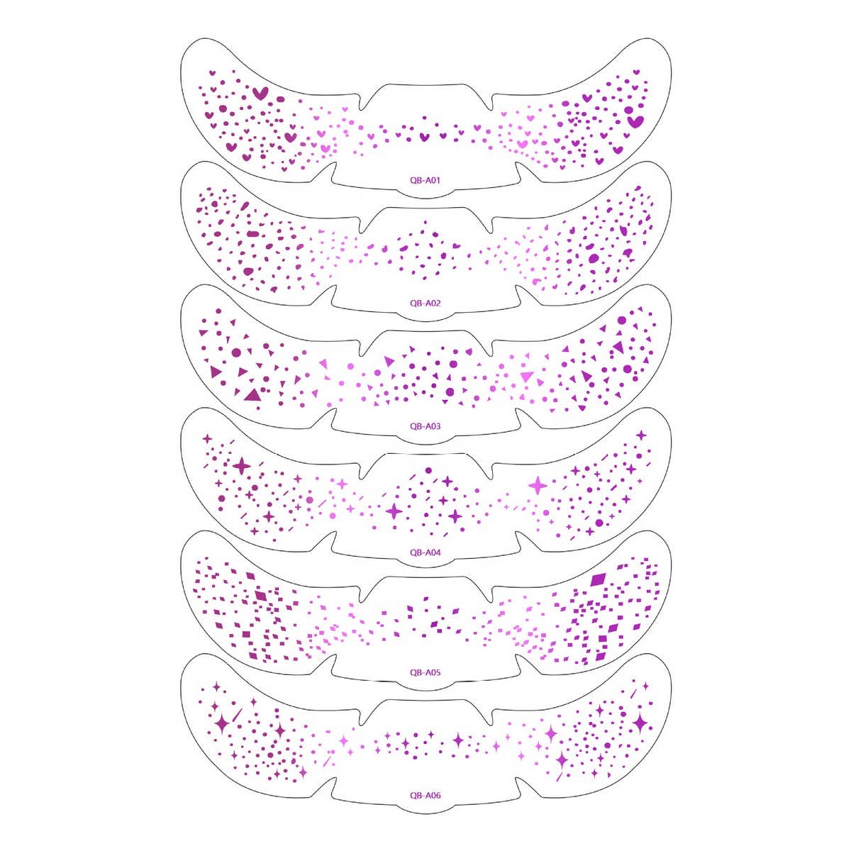 Metallic Freckle Tattoos ? Gold & Silver Party