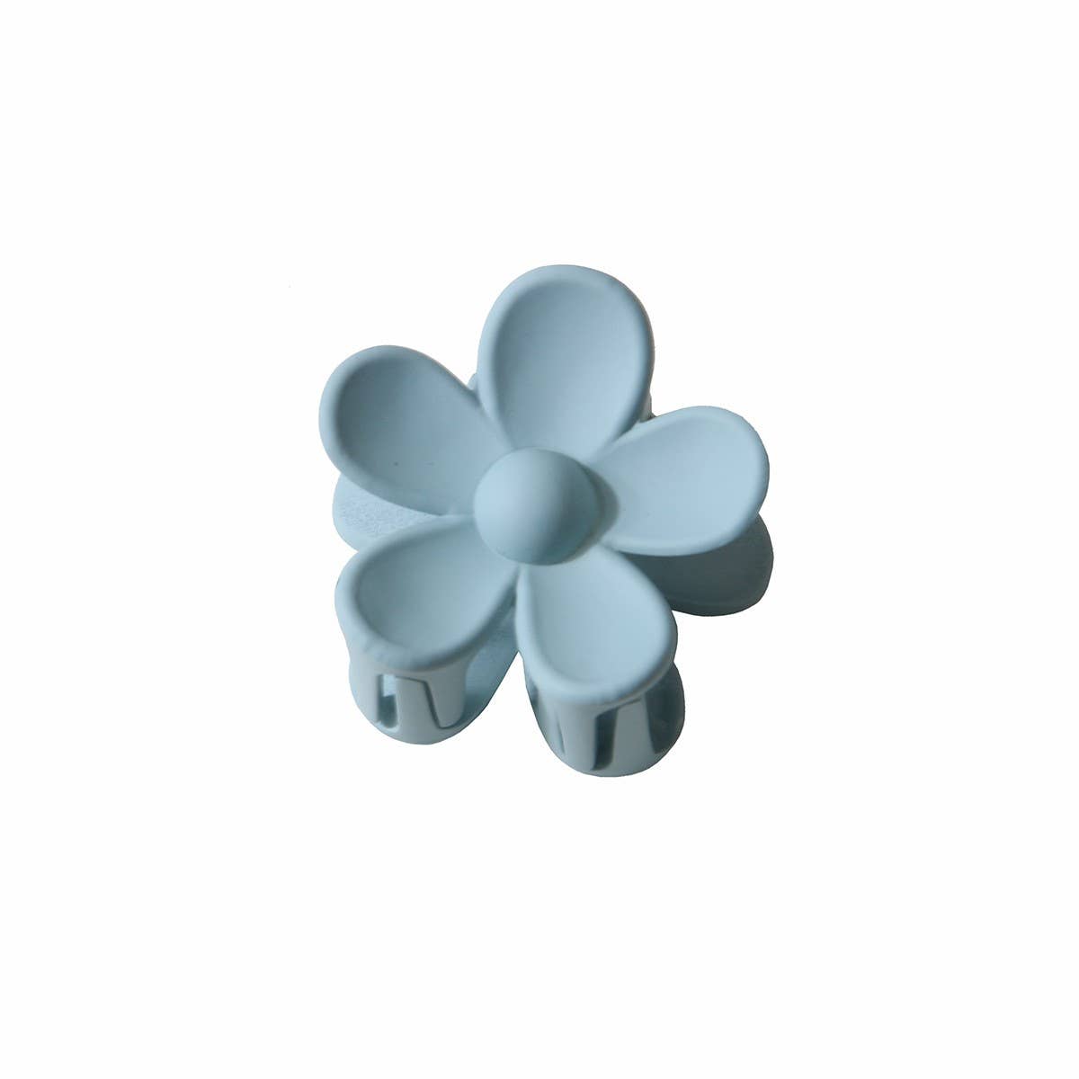 Mini Matte Flower Hair Claw Clip ? Cute Side Clip