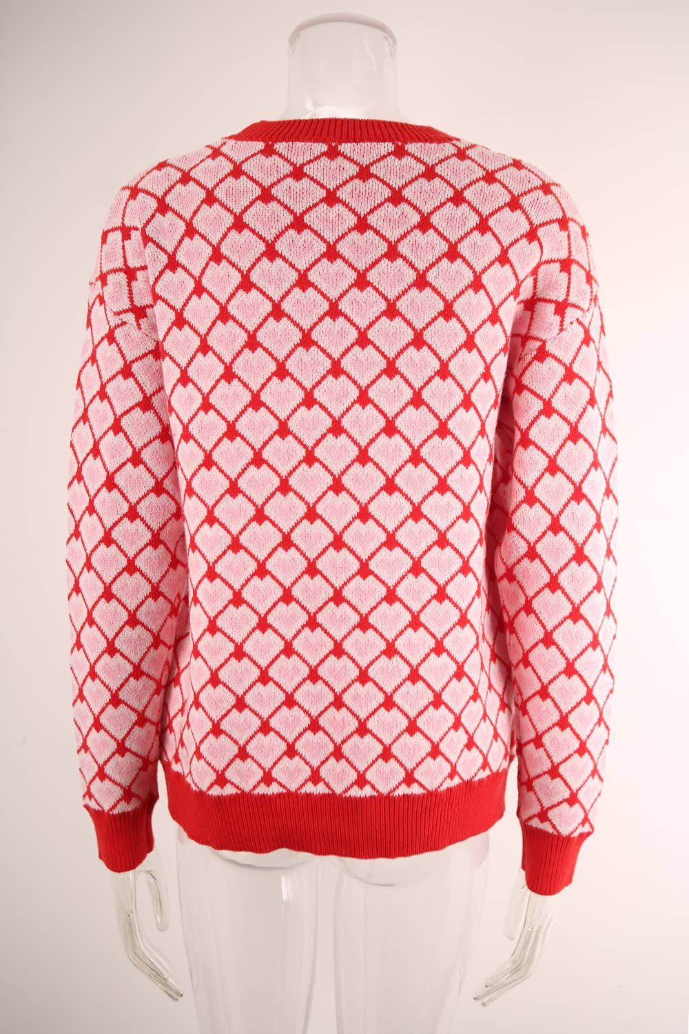 VALENTINE'S DAY CREW NECK PULLOVER SWEATER