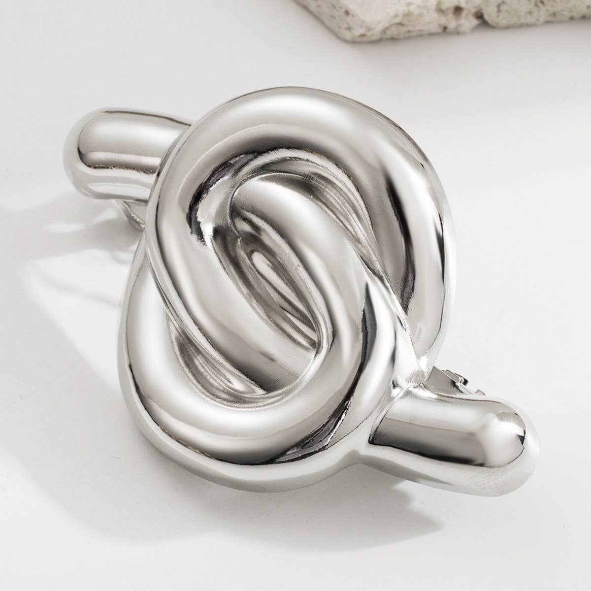 Minimalist Floral Geometric Hair Claw Clip