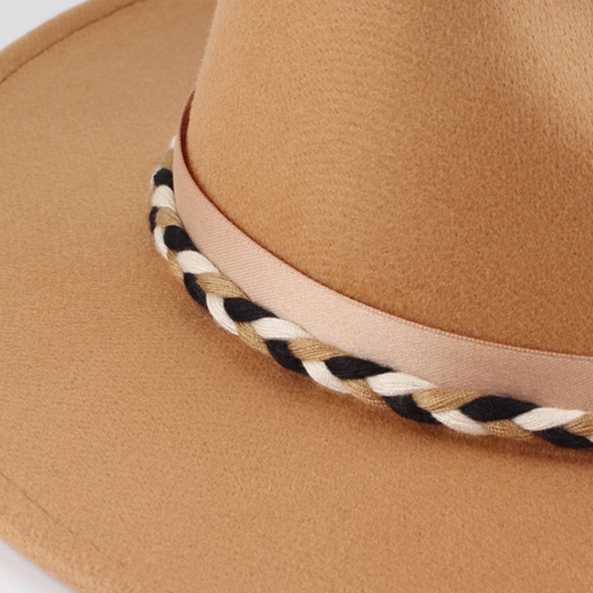 FASHION RETRO SOLID COLOR FELT HAT JAZZ HAT_CWAH0764