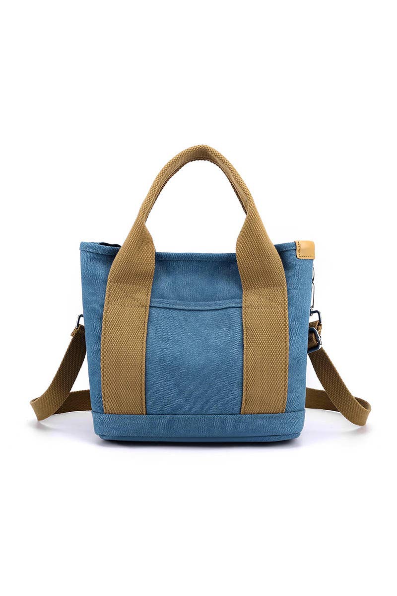 HANDLE LINE CANVAS CROSS BODY BAG_CUAB0101