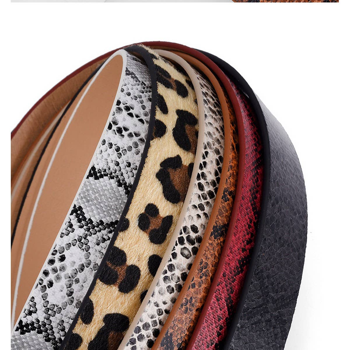 VINTAGE SERPENTINE WOMEN'S PIN BUCKLE BELT