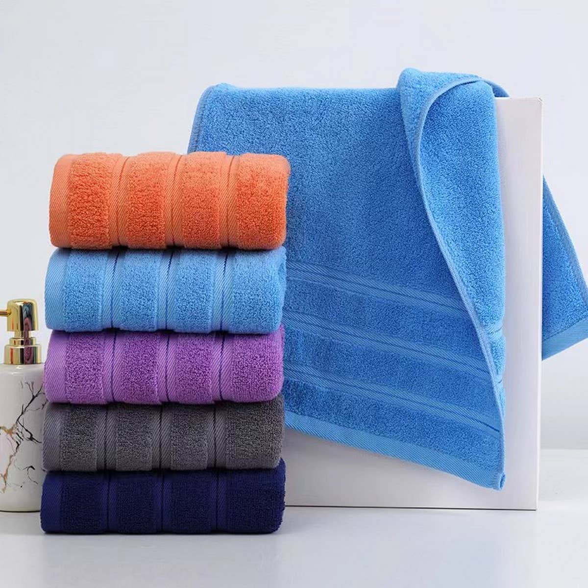 THREE-PIECE COTTON HOUSEHOLD ABSORBENT TOWEL