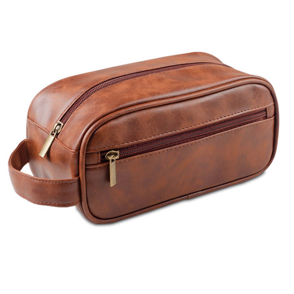 WOMEN FASHION SIMPLE PU PORTABLE COSMETIC BAG_CWAB0591