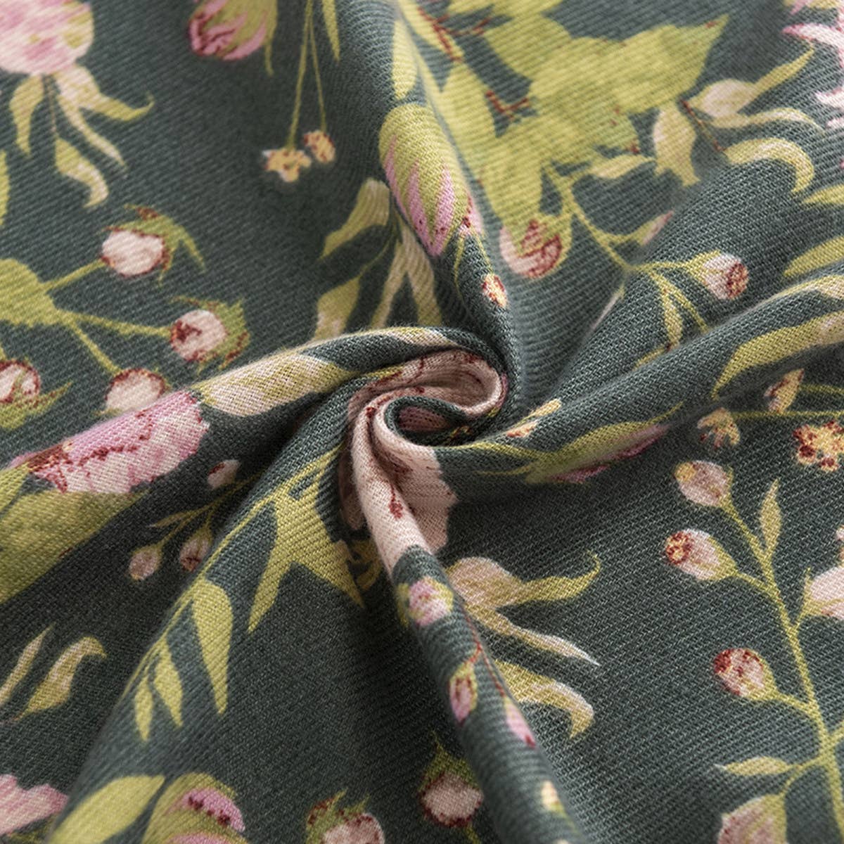 Floral Print Winter Scarf??Soft Elegant Long Shawl