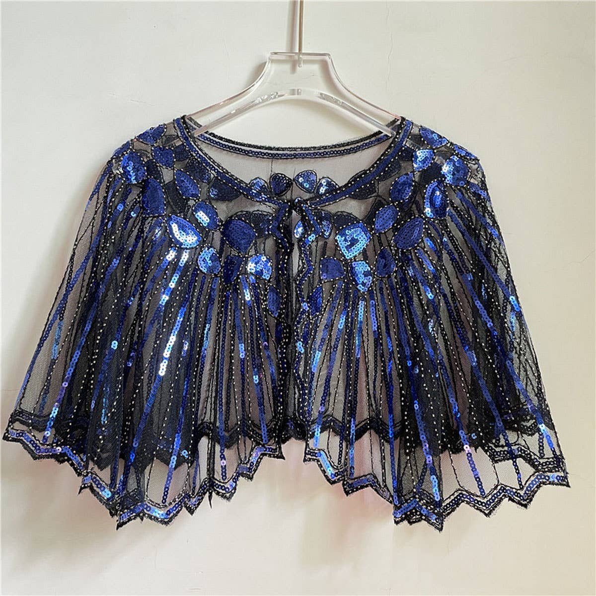 Lace Sequin Shawl ? Evening Party Dress Cover