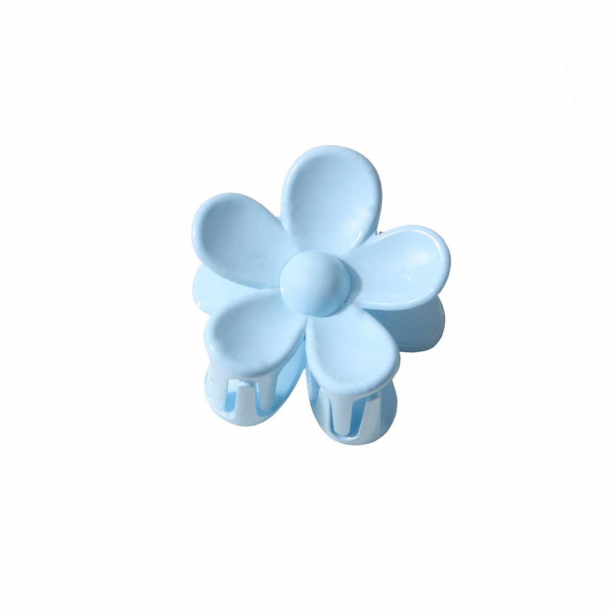 Mini Matte Flower Hair Claw Clip ? Cute Side Clip