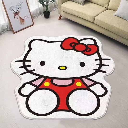 Cute Cat Bathroom Rug Absorbent Non-Slip Floor Mat