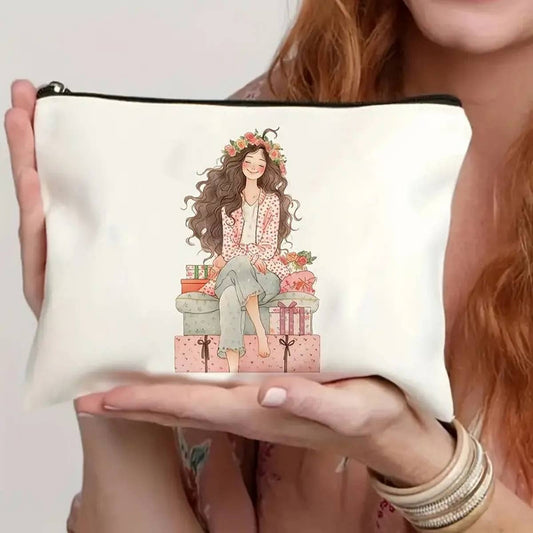 WATERPROOF ZIPPER BAG COSMETIC BAG STORAGE BAG_CWAB2273