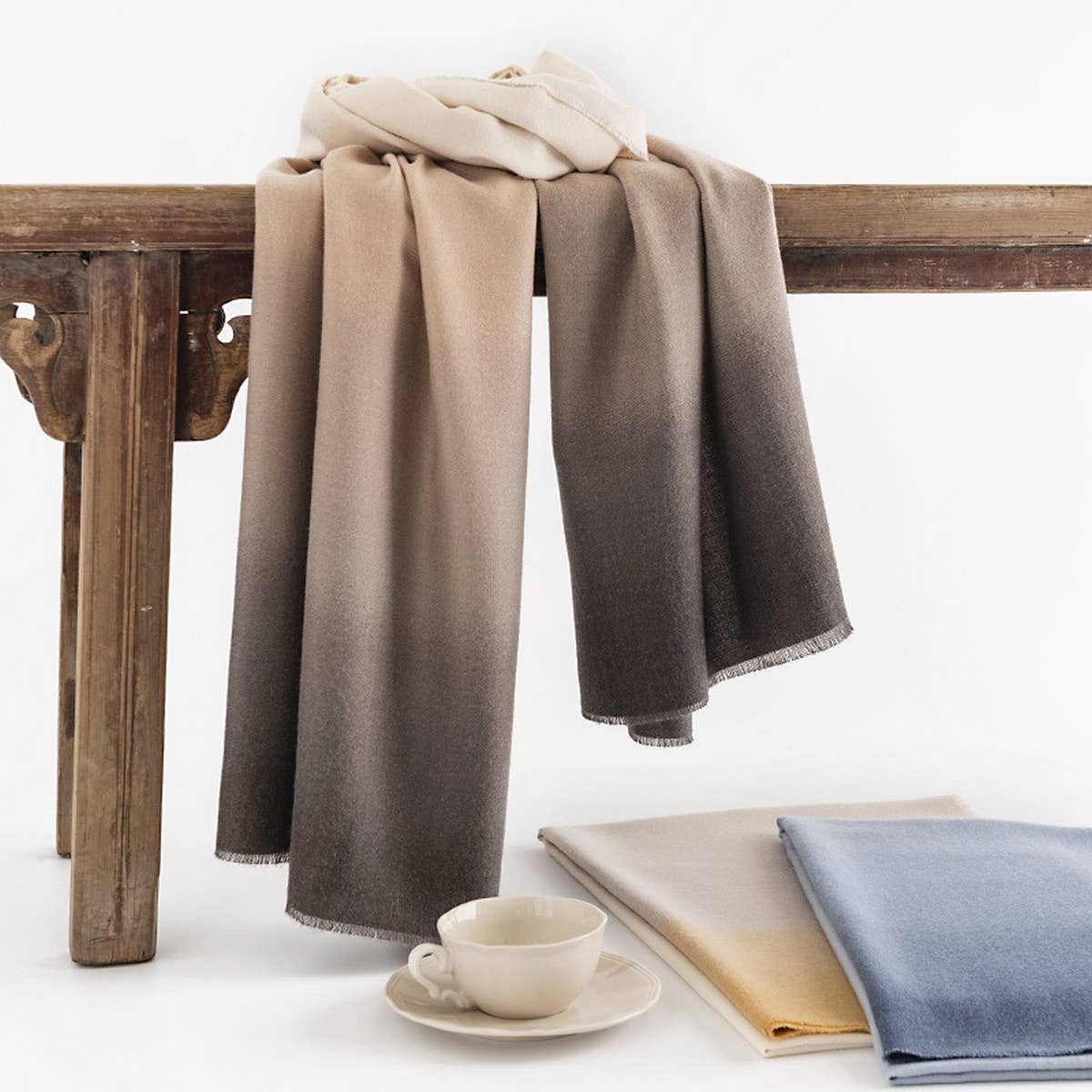 Gradient Winter Scarf ? Warm & Stylish Wrap