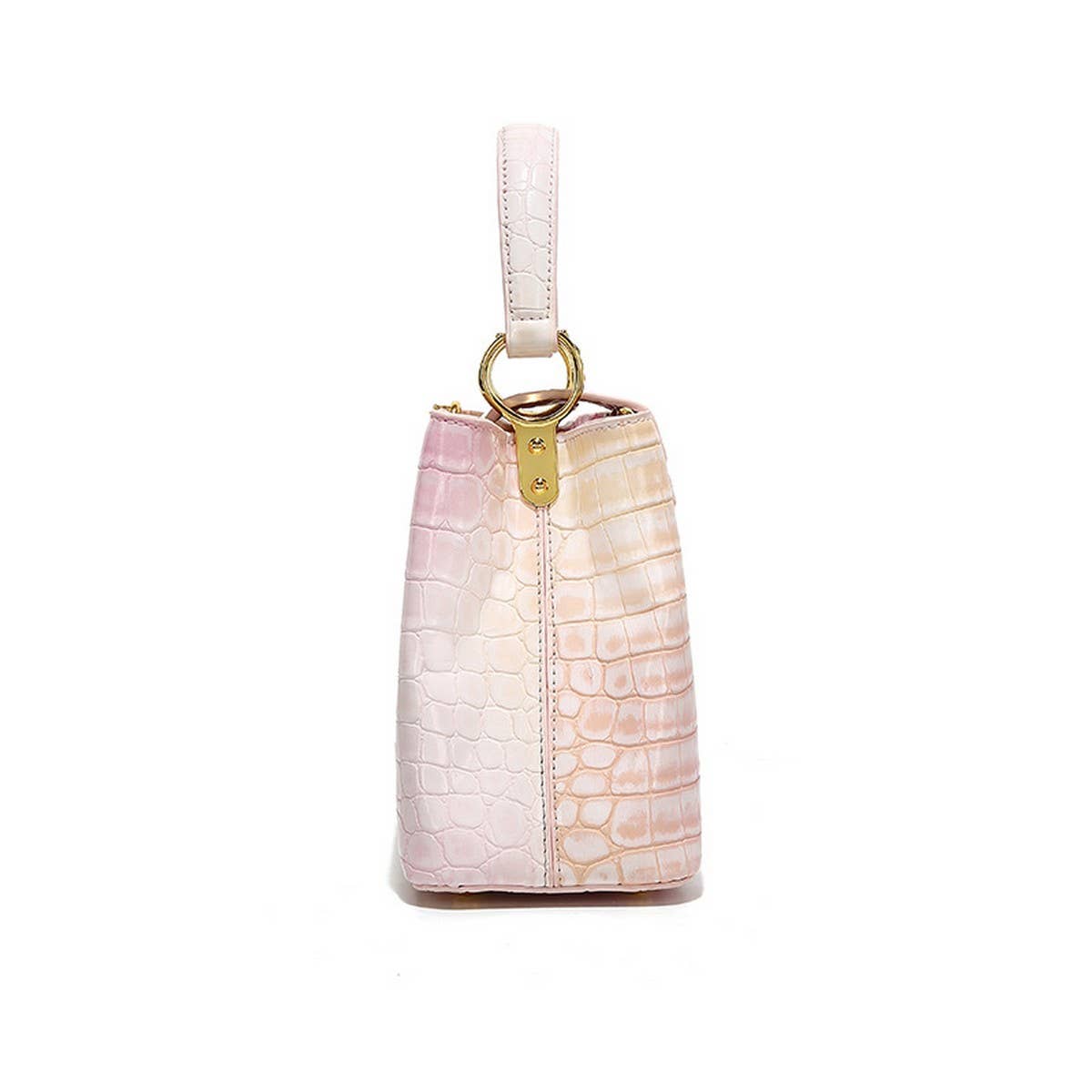 CROCODILE PATTERN HIGH-END SHINY LEATHER HANDBAG_CWAB3617