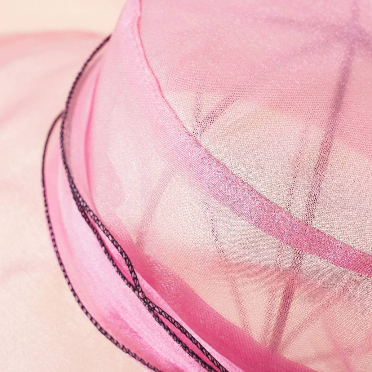 FLOWER MESH BEACH SUN HAT_CWAH1409