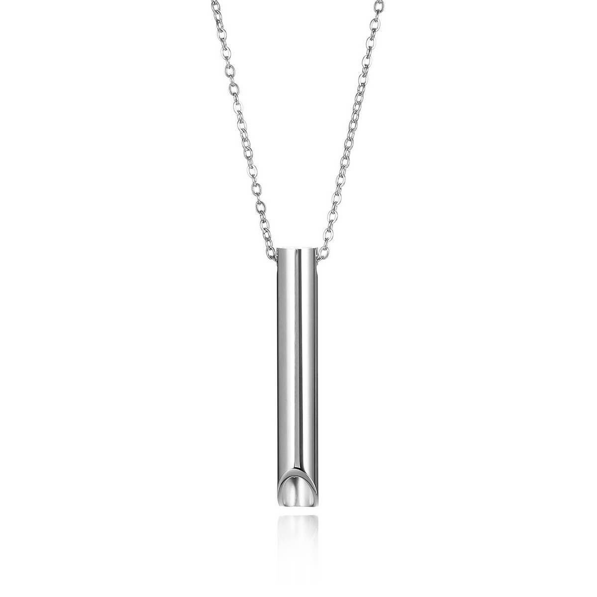 CWAJE2558_STAINLESS STEEL BREATH WHISTLE NECKLACE