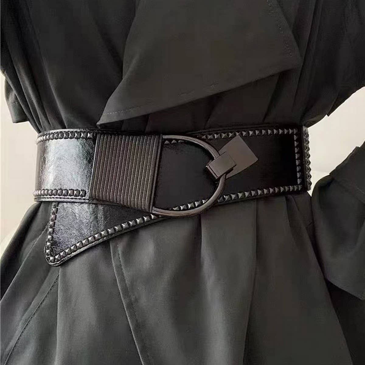 CWABE0970_RIVET FASHIONABLE PERSONALITY ELASTIC WAIST BELT