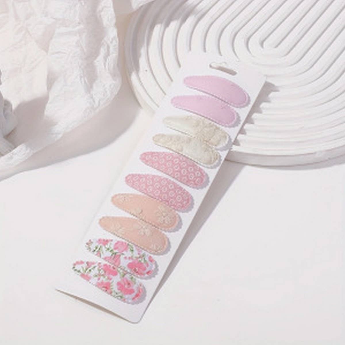 Floral Embroidered BB Clip Set ? Fresh & Cute