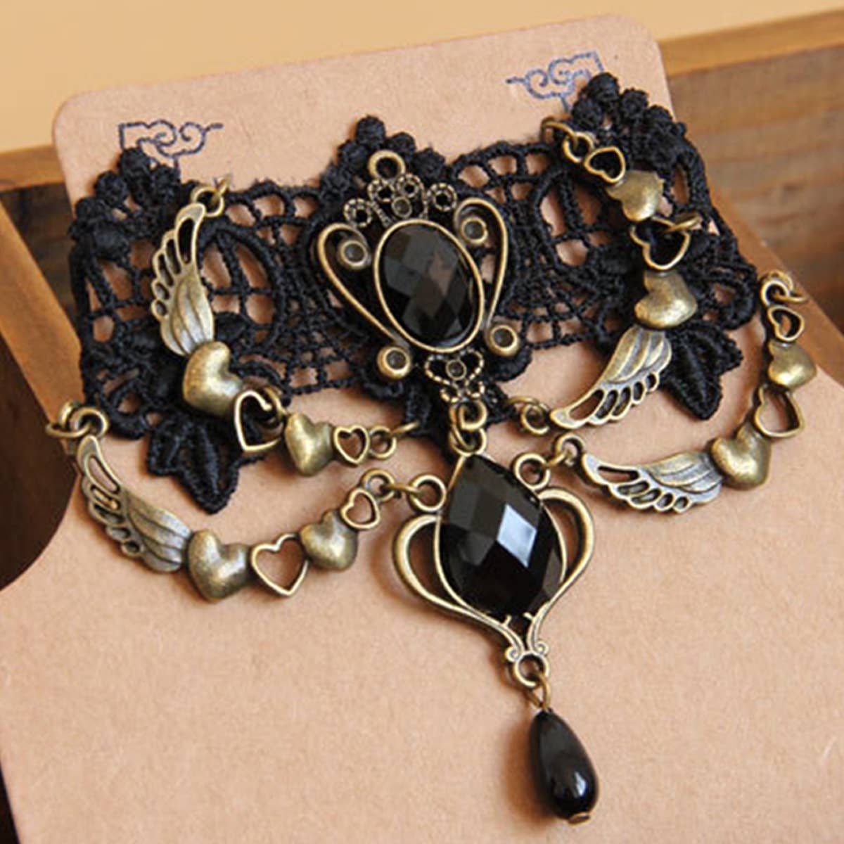 HALLOWEEN LACE GOTHIC PUNK SHORT NECKLACE COLLAR