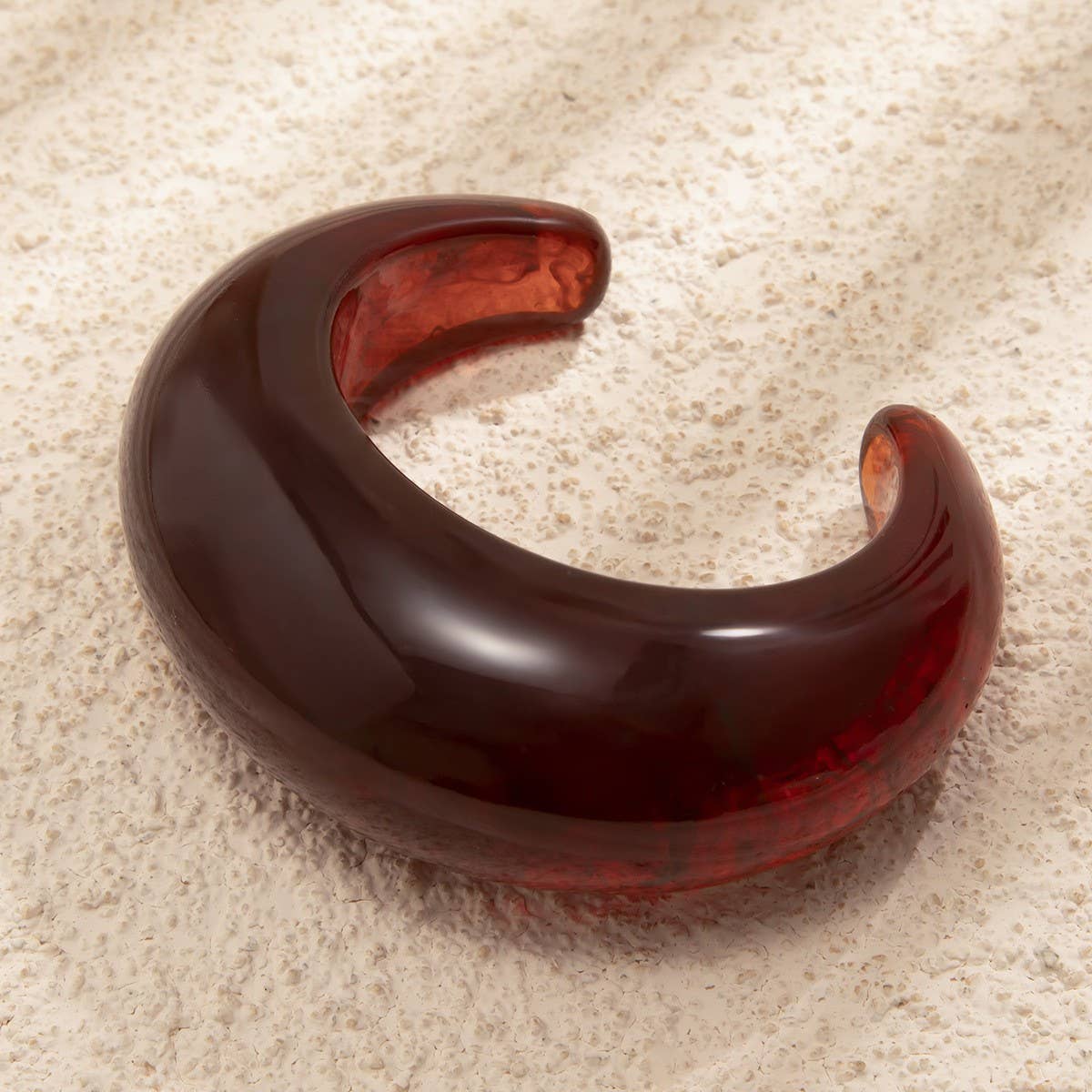 FASHIONABLE MULTI-COLOR CURVED TEXTURE BRACELET