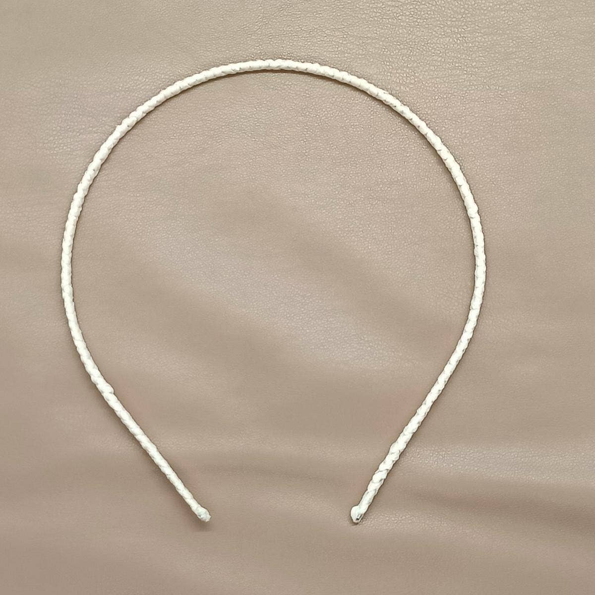 Boho Narrow 5mm Fiber Paper Woven Headband_CWAHA6328