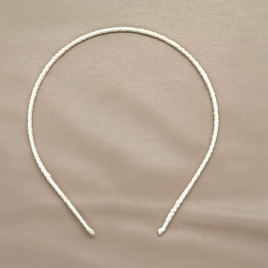 Boho Narrow 5mm Fiber Paper Woven Headband_CWAHA6328