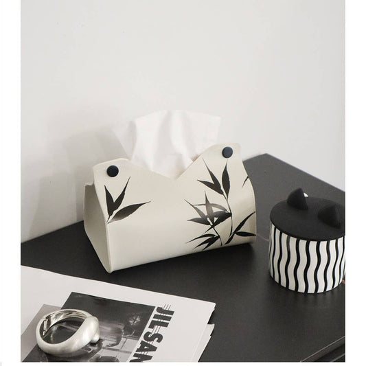 NEW BAMBOO LEAF INK BAMBOO SIMPLE TISSUE BOX