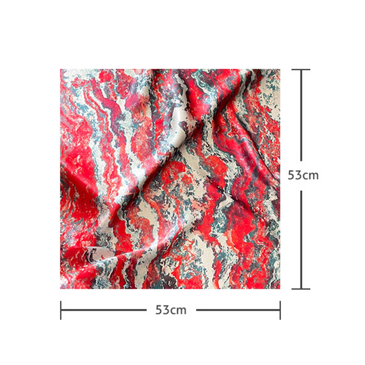 Tie-Dye Mulberry Silk Scarf ? French Chic Wrap