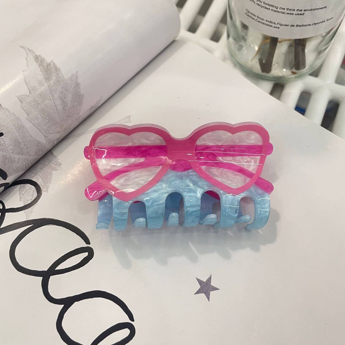 CWAHA4455_NEW CARTOON DOPAMINE ANGEL WINGS SHARK CLIP