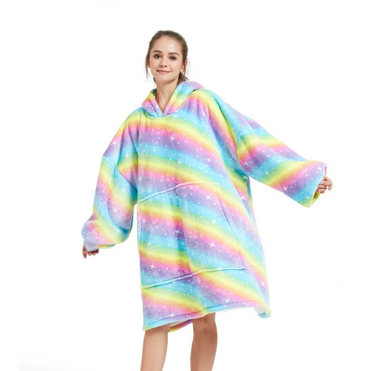 Oversized Hoodie Blanket Pullover for Office &Home_CWAHA6528