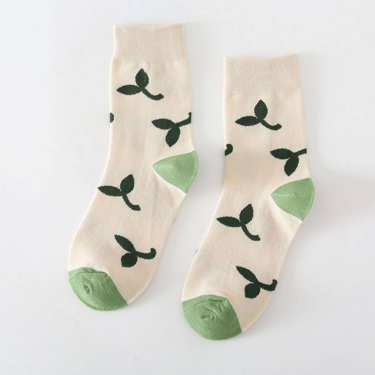 WINTER ROLLED-EDGE STRIPED SOCKS