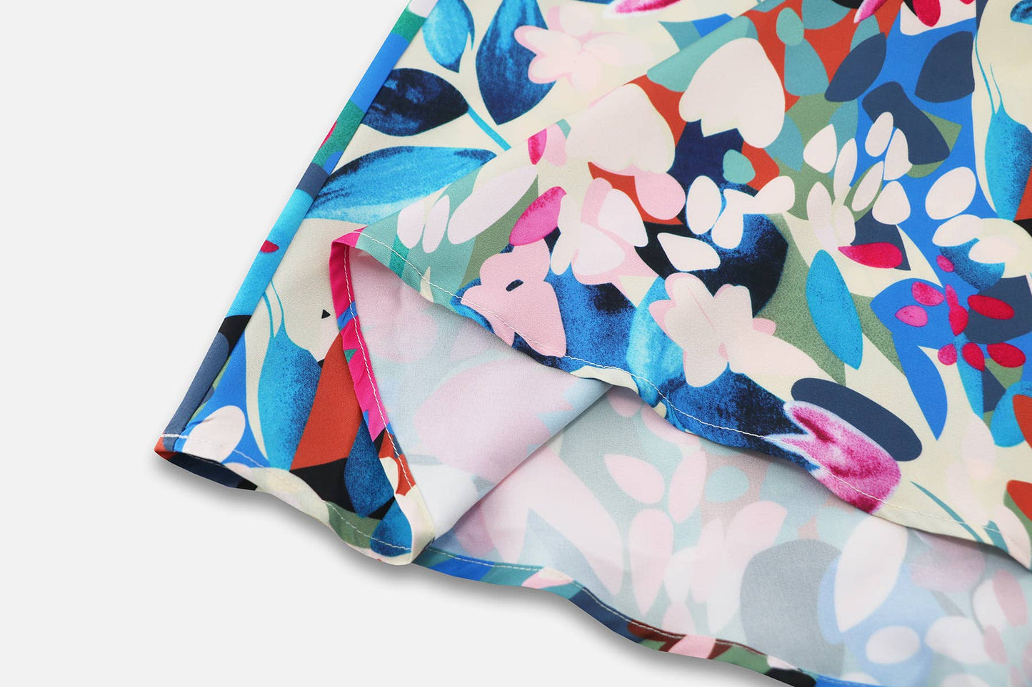 Boho V-Neck Floral Maxi Dress With Waist Tie_Cwdmd5284