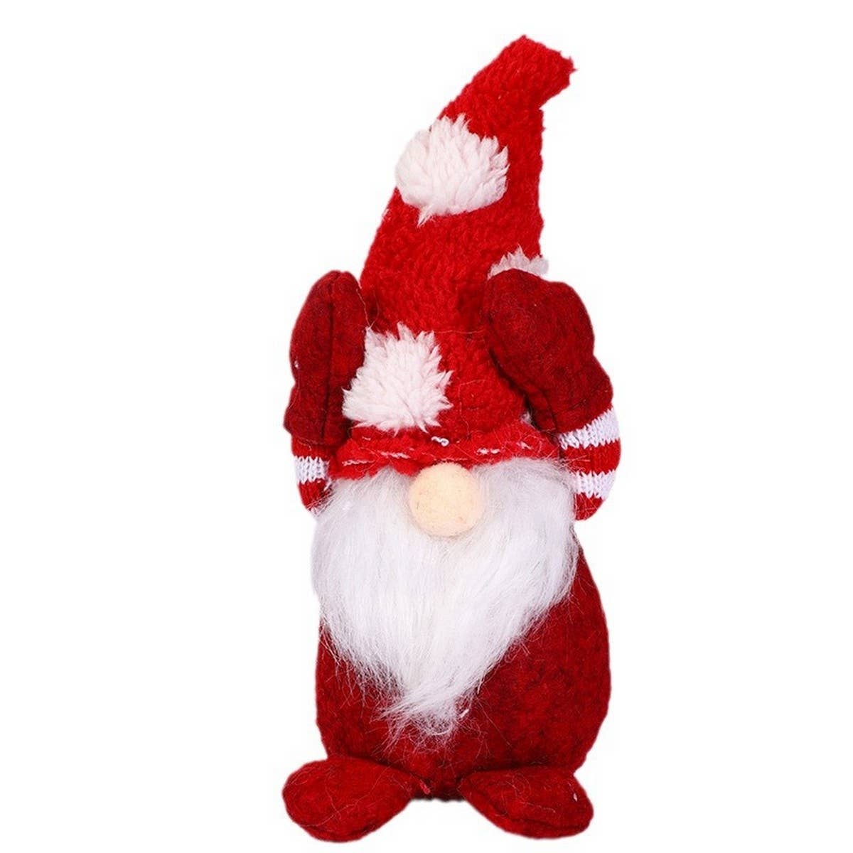 CHRISTMAS DECORATIONS SNOWFLAKE HAT FIGURINE